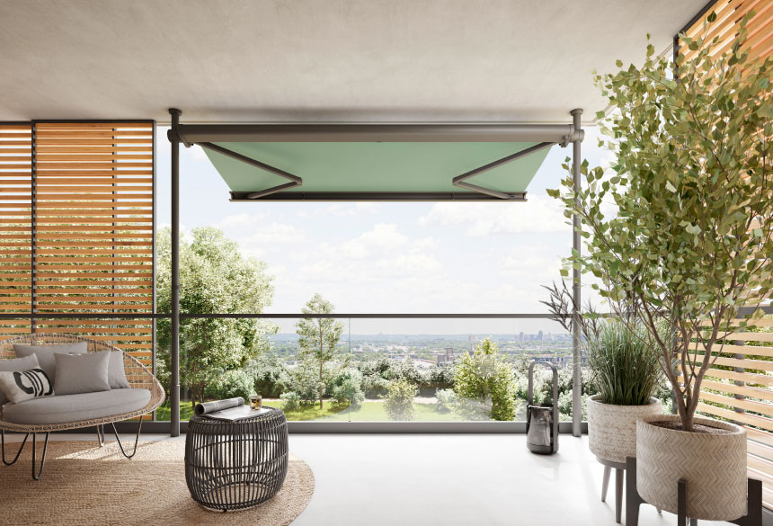 Markilux 900 balcony awning installation