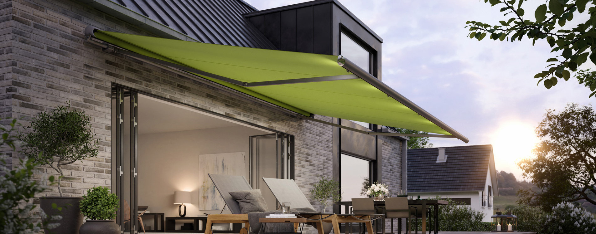 Markilux 1600 patio awnings