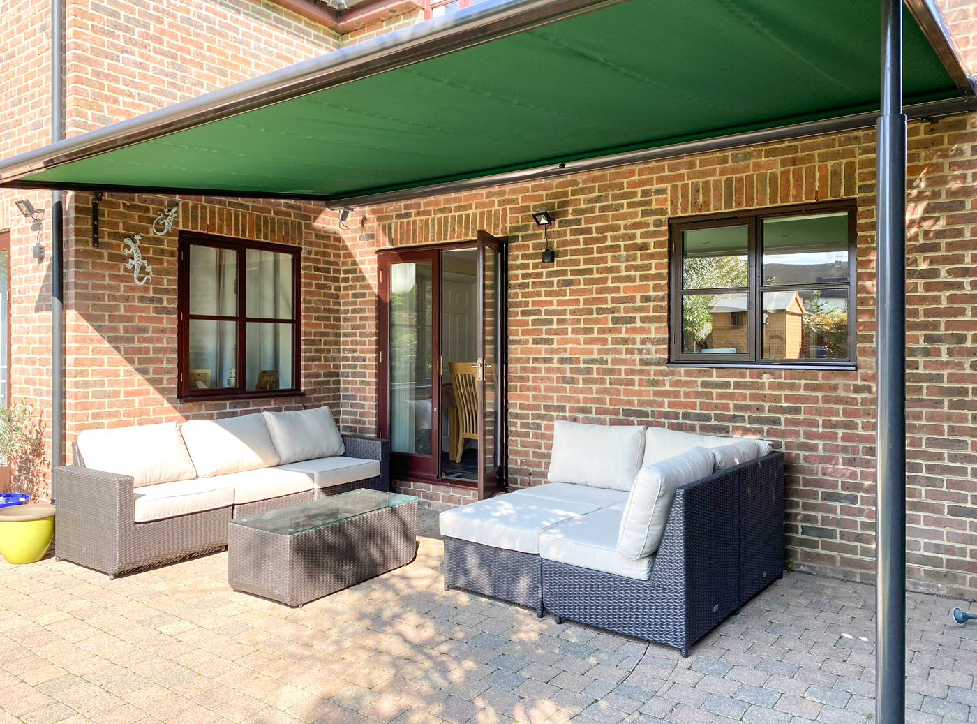Markilux Fully Automated Pergola Finished in Green