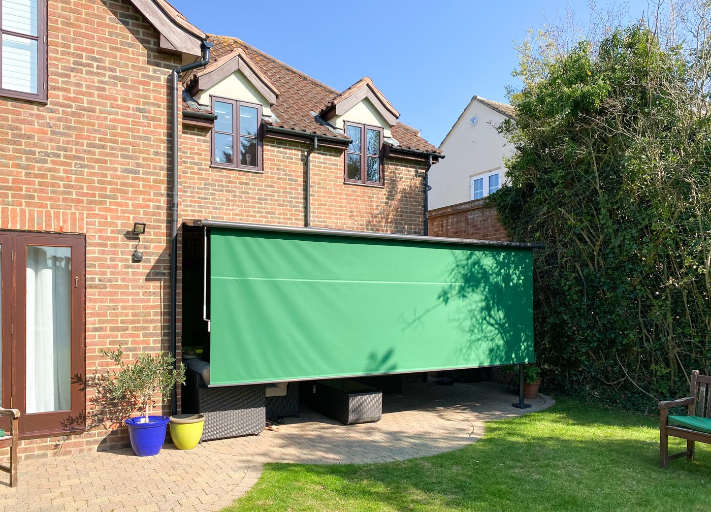 Markilux Fully Automated Pergola Finished in Green