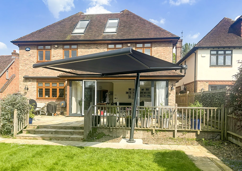 Markilux Planet free standing awning installation in London by Access Awnings