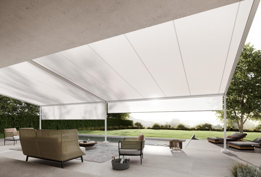 Markilux Pergola Style with Valance - in White