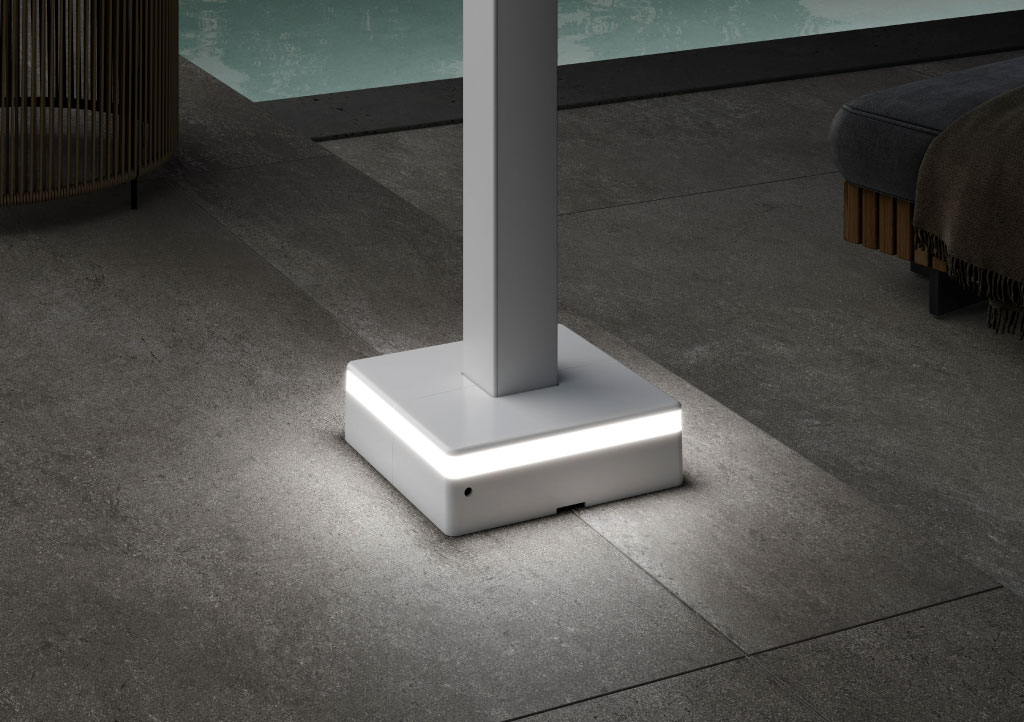 Markilux Pergola Style foot with LED lighting